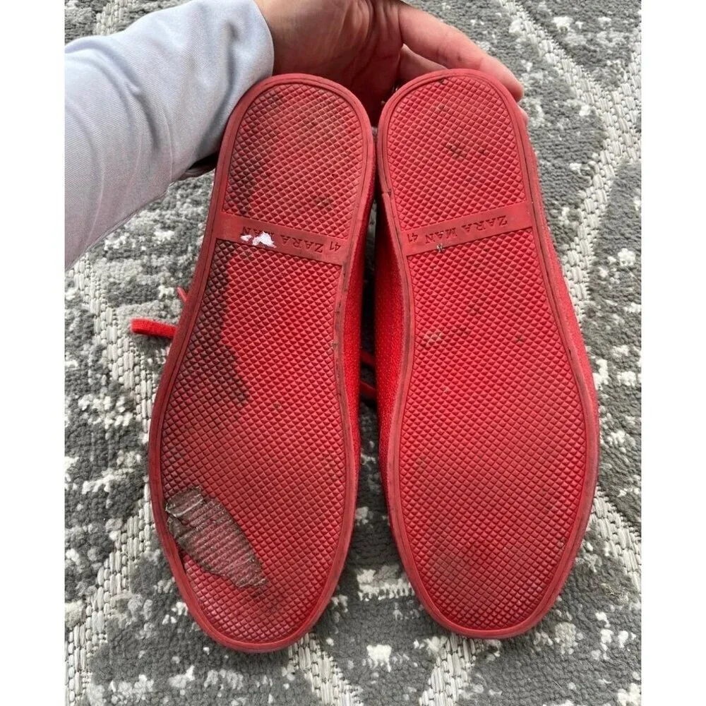 Mens Shoes Red Zara